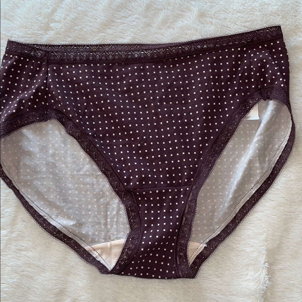 Soma Dark Brown Polka Dot Panties
